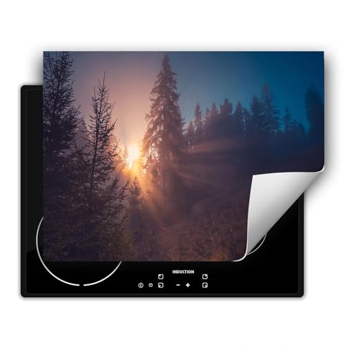 SMTDeco herdabdeckplatte Induktionsmatte herdabdeckung ceranfeld abdeckplatten für ceranfelder induktionskochfeld schutzmatte 80x52 cm Waldsonne Orange SMTDeco herdabdeckplatte Induktionsmatte herdabdeckung ceranfeld abdeckplatten für ceranfelder induktionskochfeld schutzmatte 80x52 cm Waldsonne Orange von SMTDeco