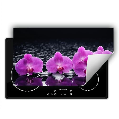 SMTDeco herdabdeckplatte Induktionsmatte herdabdeckung ceranfeld abdeckplatten für ceranfelder induktionskochfeld schutzmatte 90x52 cm Blumen violett SMTDeco herdabdeckplatte Induktionsmatte herdabdeckung ceranfeld abdeckplatten für ceranfelder induktionskochfeld schutzmatte 90x52 cm Blumen violett von SMTDeco