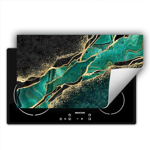 SMTDeco herdabdeckplatte Induktionsmatte herdabdeckung ceranfeld abdeckplatten für ceranfelder induktionskochfeld schutzmatte 90x52 cm Marmor Grün SMTDeco herdabdeckplatte Induktionsmatte herdabdeckung ceranfeld abdeckplatten für ceranfelder induktionskochfeld schutzmatte 90x52 cm Marmor Grün von SMTDeco