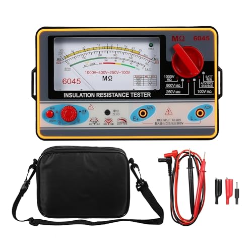 0-2000MΩ 100V/250V/500V/1000V Isolationswiderstandsmessgerät Digitales Ohmmeter Handheld-Isolationstester Megameter 0-2000MΩ 100V/250V/500V/1000V Isolationswiderstandsmessgerät Digitales Ohmmeter Handheld-Isolationstester Megameter von SMTYXS