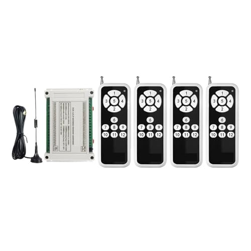 1000 Mt Long Range 12CH RF Drahtlose Fernbedienung Schalter System, Sender Und Empfänger(Set-4) von SMTYXS