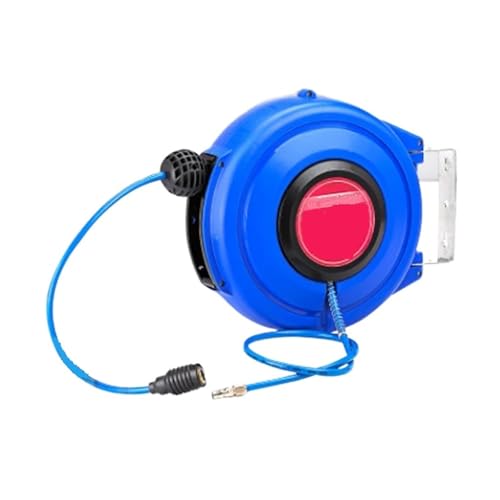 12 * 8mm 15m Automotive Luftschlauchtrommel Pneumatischer Schlauch Pu-Garn Klemmrohr Automatische Einziehbare Rolle Teleskoptrommelschlauch von SMTYXS