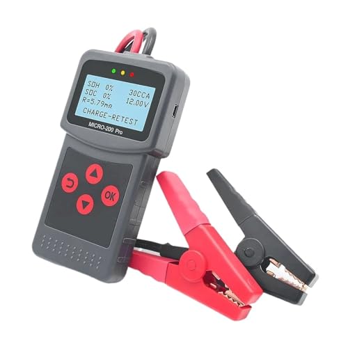 12V 24V Auto Batterie Tester 40-2000 CCA Anlassen Laden Motorrad Batterie Analyse Werkzeuge Mit LED Licht 12V 24V Auto Batterie Tester 40-2000 CCA Anlassen Laden Motorrad Batterie Analyse Werkzeuge Mit LED Licht von SMTYXS