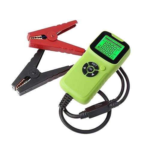 12V Auto Batterie Test Analysator Widerstand CCA Spannung Tester Auto Diagnose Tool(Green) von SMTYXS