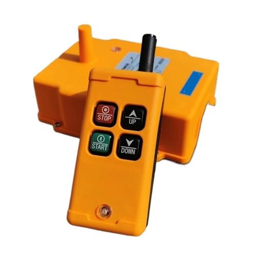4 Tasten 1 Empfänger + 1 Sender Hoist Industrielle Drahtlose Kran Radio Fernbedienung System(36VAC) von SMTYXS