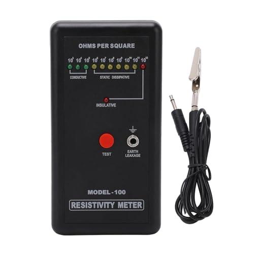 Antistatisches Widerstandsmessgerät Oberflächenwiderstandstester Statischer Elektrizitätstester Oberflächenwiderstandsmessgerät von SMTYXS