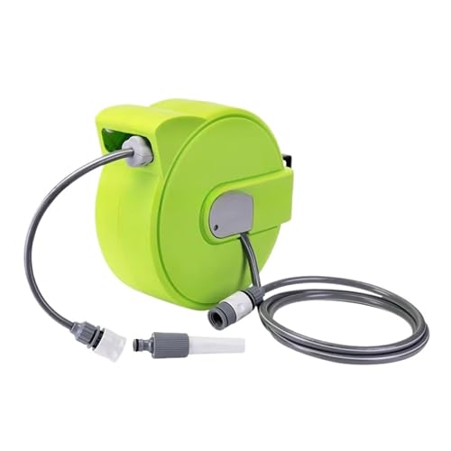 Automatisch Einziehbare Recyclingspule Autowaschwasserpistole Wasserrohr-Lagerregal Haushaltshochdruckdüse Wassertrommel(15M) von SMTYXS
