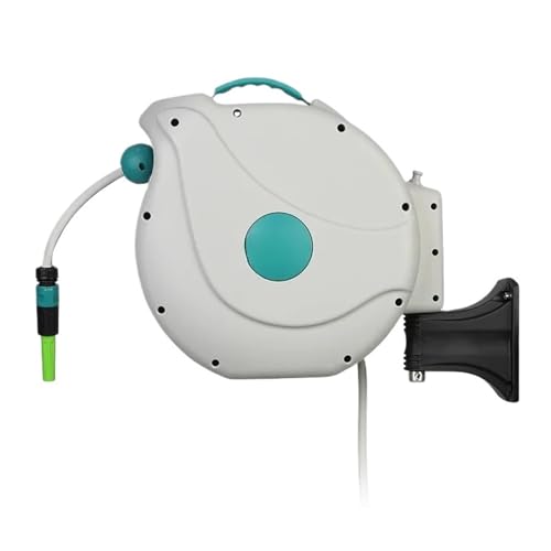 Automatische Gartenschlauch-Bewässerungsmaschine Mit Einziehbarem Rohr Haushaltswasserpistole Wandbehang Wasserrohr-Lagerregal(30M) von SMTYXS