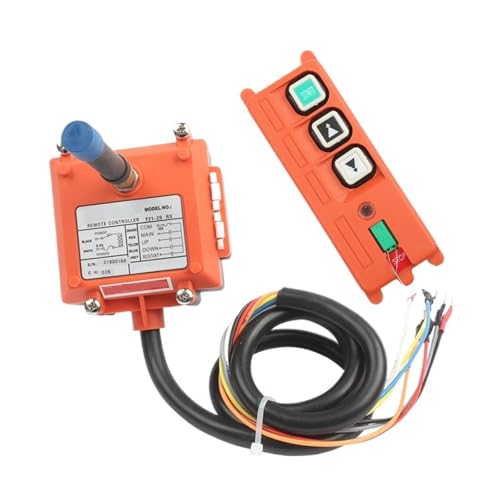 DC12V Drahtlose Industrielle Fernbedienung Elektrische Hoist Fernbedienung Wicklung Motor Sandstrahl Schalter F21-2S Radio Schalter(1T1R(1F1S),12V(DC12-24V)) von SMTYXS