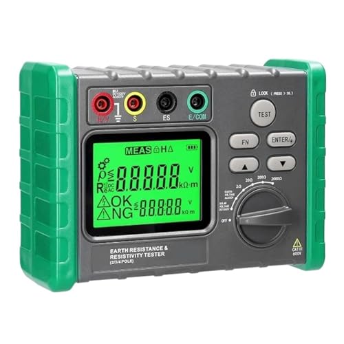 Digitales Erdungswiderstands-Megaohmmeter, 0–2000 Ohm, Tragbares Megohmmeter For Professionelle Tests Digitales Erdungswiderstands-Megaohmmeter, 0–2000 Ohm, Tragbares Megohmmeter For Professionelle Tests von SMTYXS