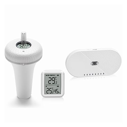 Drahtloses Oder Bluetooth-gesteuertes Poolthermometer Mit Wassertemperatursensor(P01R and Gateway) von SMTYXS