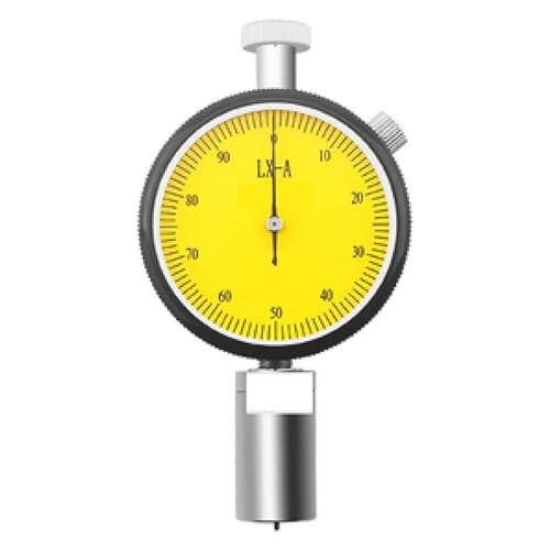 Gummi Shore Härte Tester Tragbare Schwamm Kunststoff Silikon EVA Härte Tester LX-A Typ C Typ D Typ Messgerät(LX-A) von SMTYXS
