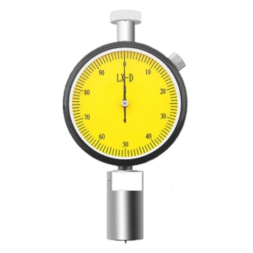 Gummi Shore Härte Tester Tragbare Schwamm Kunststoff Silikon EVA Härte Tester LX-A Typ C Typ D Typ Messgerät(LX-D) von SMTYXS