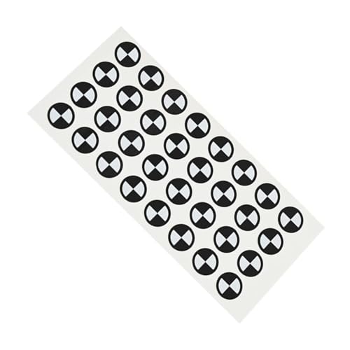 Handheld 3D Scanner Marker Punkt 3D Dynamische Reflektierende Marker Punkt Innen 9 Außen 12mm(9 inside and 12 outside mm 1000 pcs) von SMTYXS