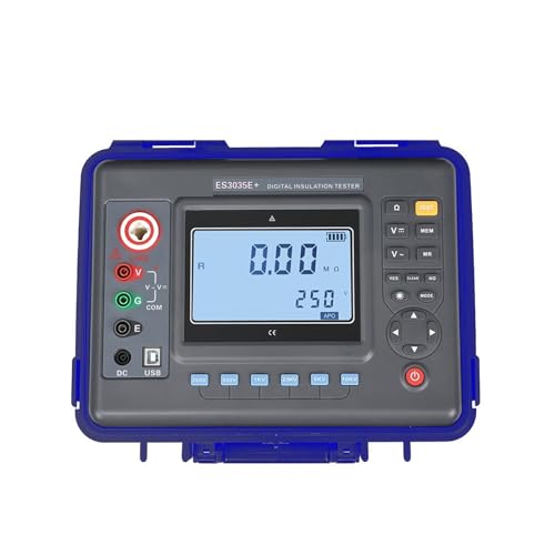 Hochspannungs-Isolationswiderstandstester ES3035E + Digitales Megaohmmeter 5000V2TΩ Prüfung Hochspannungs-Isolationswiderstandstester ES3035E + Digitales Megaohmmeter 5000V2TΩ Prüfung von SMTYXS