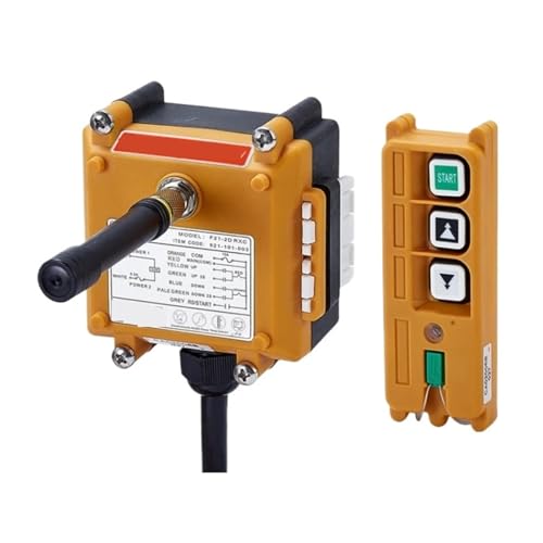 Industrielle Fernbedienung Schalter Hoist Kran Control Lift Kran 1 Sender 1 Empfänger(100-440V AC DC) von SMTYXS
