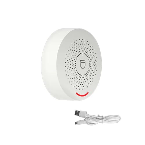 Intelligentes WiFi-Alarm-Sicherheitssystem Mit Bewegungssensor, Kompatibel Mit Smart Life Und Tuya-App-Steuerung(105W) von SMTYXS