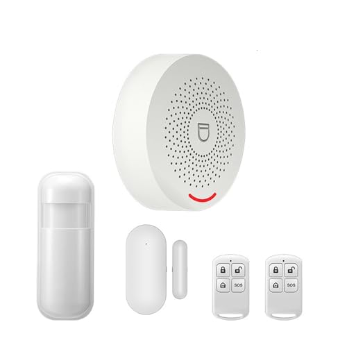 Intelligentes WiFi-Alarm-Sicherheitssystem Mit Bewegungssensor, Kompatibel Mit Smart Life Und Tuya-App-Steuerung(A) von SMTYXS