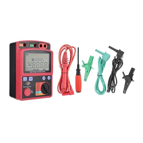 Isolationstester Digitales Widerstandsmultimeter 5KV 0,0MΩ-1000GΩ Isolationstester Digitales Widerstandsmultimeter 5KV 0,0MΩ-1000GΩ von SMTYXS