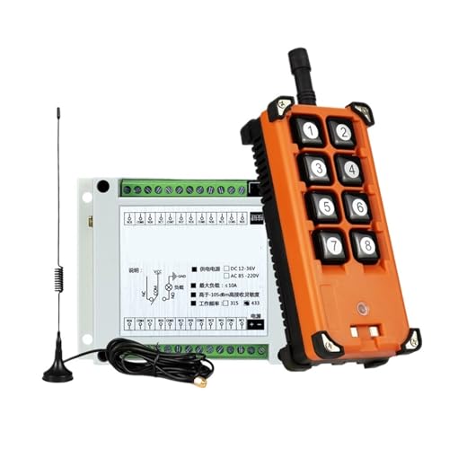 Kran Fernbedienung Industrie Controller 8CH Relais Overhead Reisen Kran System Hoist Kran Fernbedienung Industrie Controller 8CH Relais Overhead Reisen Kran System Hoist von SMTYXS