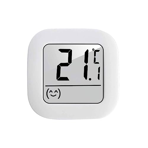 Mini-Innenthermometer LCD Digital Temperatur Raumhygrometer Messgerät Sensor Luftfeuchtigkeitsmesser Innenthermometer Temperatur(Temperature only) von SMTYXS