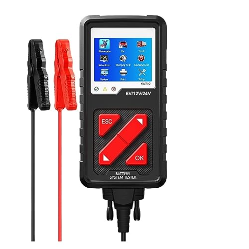 Motorrad Auto Lkw Batterie Tester 6V 12V 24V Batterie Analysator 2000 CCA Lade Anlassen Test Werkzeuge For Das Auto Motorrad Auto Lkw Batterie Tester 6V 12V 24V Batterie Analysator 2000 CCA Lade Anlassen Test Werkzeuge For Das Auto von SMTYXS