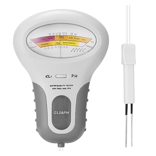 SMTYXS 2 In 1 PH Chlor Meter Tester Chlor Wasser Qualität Prüfgerät Messen Schwimmen Werkzeug for Pool Aquarium von SMTYXS