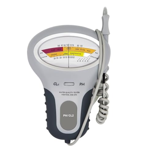 SMTYXS 2 In 1 PH-Chlormessgerät Chlortester PH-Tester Chlor Wasserqualitätsprüfgerät CL2 Messung for Poolaquarium(B) von SMTYXS