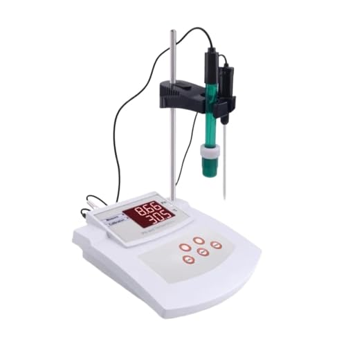 SMTYXS 2-in-1-PH/Temp-PH-Tester, Wasserqualitätsanalysator, Desktop-Säuremessgerät Mit Automatischer Kalibrierung for Labor-Aquarium-Pool von SMTYXS