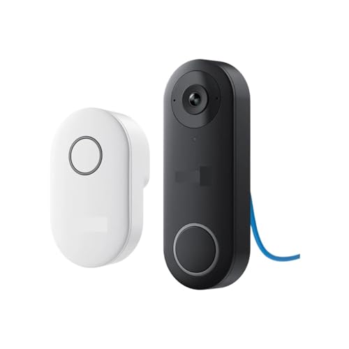 SMTYXS 2K+ Video-Türklingel, WLAN, Intelligente Outdoor-Heimvideo-Gegensprechanlage, Menschenerkennung, Kabelgebundene Türklingel Mit Glockenspiel(D340P) von SMTYXS