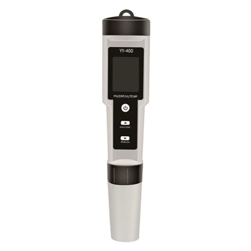 SMTYXS 4in1/2in1 Meter LCD Hintergrundbeleuchtung Digital Wasser Qualität Monitor Tester PH Meter for Pools Trinkwasser Aquarien(YY-400 4 in 1) von SMTYXS