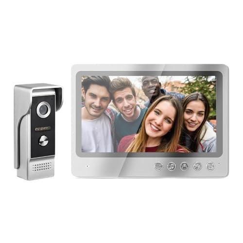 SMTYXS 9-Zoll-WLAN-Video-Türklingel for Mobiltelefone, APP-Fernsprechanlage, Entriegelung Der Intelligenten WLAN-Türklingel von SMTYXS