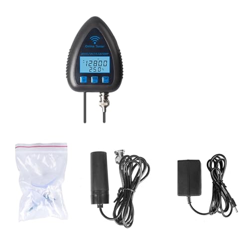 SMTYXS Bluetooth WiFi Digital Wasser Qualität Tester 5 In 1 Wasser Analysator Remote Monitor Alarm Benachrichtigung for Trinkwasser Aquarium(9953W) von SMTYXS