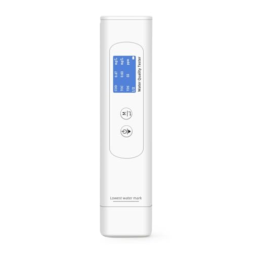 SMTYXS Digitaler Wasserqualitätsmonitor UV275 TDS TOC COD Temperatur Cond Meter IP67 EC Temp Elektrode Schneller Trinkwasserwertanalysator von SMTYXS