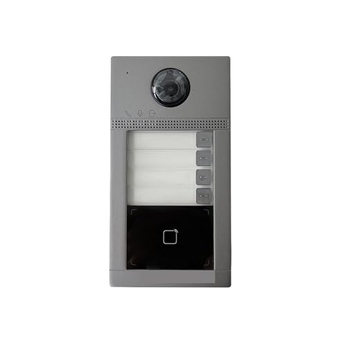 SMTYXS IP Video Intercom WiFi Türstation Türklingel 4-Kanal Innenstation Zugangskontrolle von SMTYXS