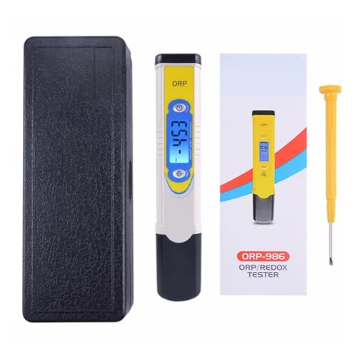 SMTYXS ORP-Messgerät Wasserqualitätsanalysator Aquarium Tester Stift Bereich: 0~1999 Mg/LMV Hintergrundbeleuchtung LCD for Laborschwimmbad von SMTYXS