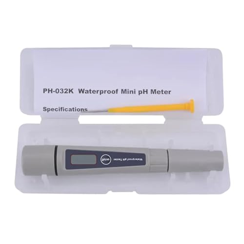 SMTYXS PH-032K Taschenstift-Wassertest, Digitaler PH-Meter-Tester PH-009 IA 0,0-14,0 PH for Aquarium-Pool-Wasserlabor von SMTYXS