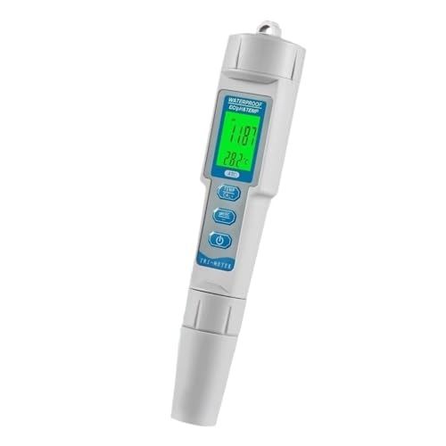 SMTYXS Wasserdichtes Digitales PH EC TDS-Messgerät 3-in-1-Wasserqualitätstester Mit Temperaturanzeige for Aquariumpool-Hydroponik von SMTYXS