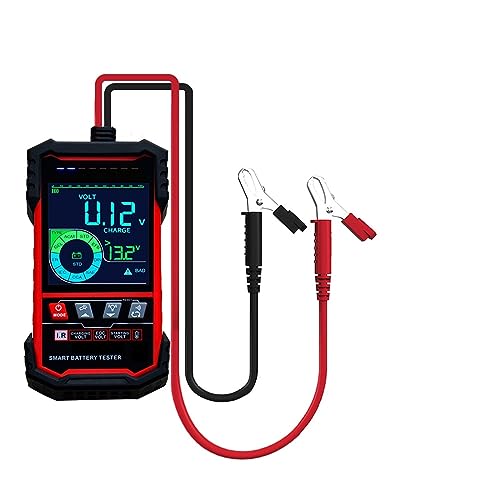 Smart Auto Batterie Tester 12V/24V Automatische Erkennung Batterie Test Starten Testen Last Testen Automotive Batterie Detektor(ET2201) von SMTYXS