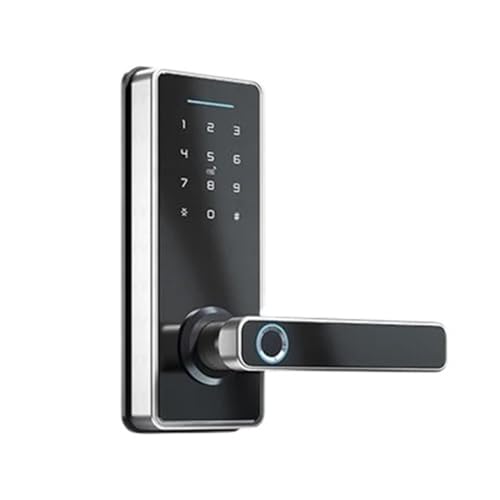 Tuya APP Verstecktes Schrankschloss Verstecktes Schrankschloss Biometrisches Smart-Fingerabdruck-elektronisches Passwort RFID-Kartentürschloss(T2-TY-S-6050147) von SMTYXS