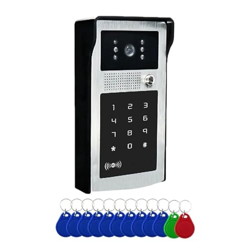 Tuya Smart Video Türklingel Kamera 1080P WiFi Video Intercom Türklingel Kamera Mit RFID Code Tastatur Zugang Telefon APP Entsperren(IDS-WiFi-NO-TF) von SMTYXS
