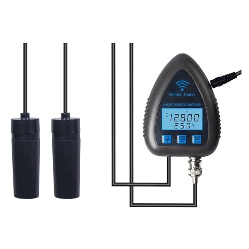 Tuya WiFi Smart Salzgehalt Meter 5 In 1 PH EC SALZ SG Temp Wasser Daten Logger Aquarium Pool Hydrokultur Tank Monitor Tester Tuya WiFi Smart Salzgehalt Meter 5 In 1 PH EC SALZ SG Temp Wasser Daten Logger Aquarium Pool Hydrokultur Tank Monitor Tester von SMTYXS