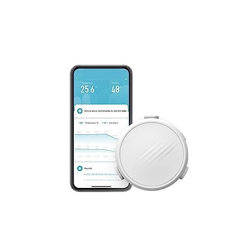 Tuya WiFi Temperatur Feuchtigkeit Sensor Datenlogger Drahtlose Thermometer Hygrometer Remote Monitor Smart Leben APP(No Battery) von SMTYXS