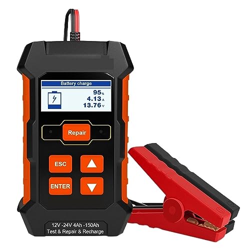 Vollautomatisches Autobatterie-Testgerät, Tragbares Batterie-Ladegerät, Motorrad, Universeller Diagnose-Fehlerscanner Vollautomatisches Autobatterie-Testgerät, Tragbares Batterie-Ladegerät, Motorrad, Universeller Diagnose-Fehlerscanner von SMTYXS