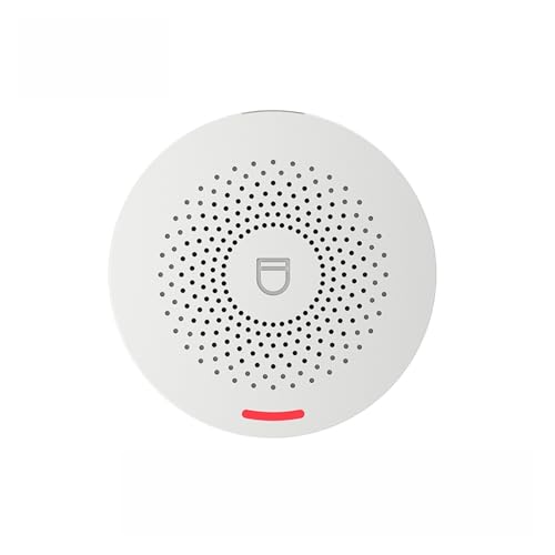WiFi-Alarmsystem-Kits, drahtloser Sicherheits-Einbrecher mit Bewegungsmelder, Türsensor, Smart Life-App, Smart Home(18cm) von SMTYXS