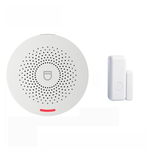 WiFi-Alarmsystem-Kits, drahtloser Sicherheits-Einbrecher mit Bewegungsmelder, Türsensor, Smart Life-App, Smart Home(B) von SMTYXS