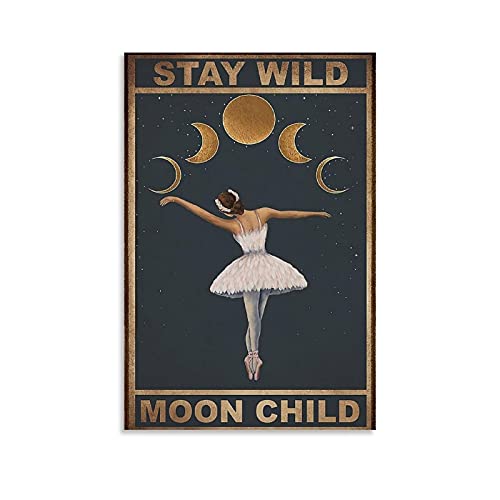 Vintage Poster DYJDancer Ballett Girl Poster Dekorative Malerei Leinwand Wandkunst Wohnzimmer Poster Schlafzimmer Gemälde 50 x 75 cm von SMWY