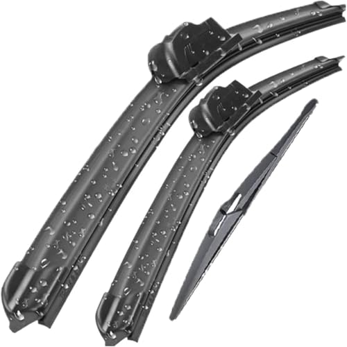 SMXTJBAI Wischerblätter-Set für die vordere und hintere Windschutzscheibe, für Renault Clio 2 MK2 1998 1999 2000 2001 2002 2003 2004 2005 von SMXTJBAI