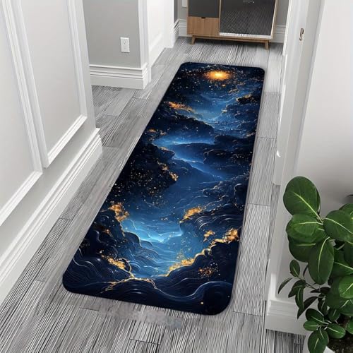 SMXVRC Universum Galaxie Heimdekor-Teppich, 60x300cm, 3D Optische Illusion Weltraum Bodenteppich, Gummirückseite Stark frequentierte Bereiche rutschfest Bedruckter Teppich für Familie SMXVRC Universum Galaxie Heimdekor-Teppich, 60x300cm, 3D Optische Illusion Weltraum Bodenteppich, Gummirückseite Stark frequentierte Bereiche rutschfest Bedruckter Teppich für Familie von SMXVRC