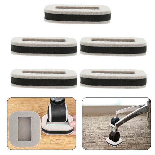 5 Stück Möbel-Radstopper verhindern Kratzer und Lärm für Stühle, Betten und Sofas von SMZhomeone